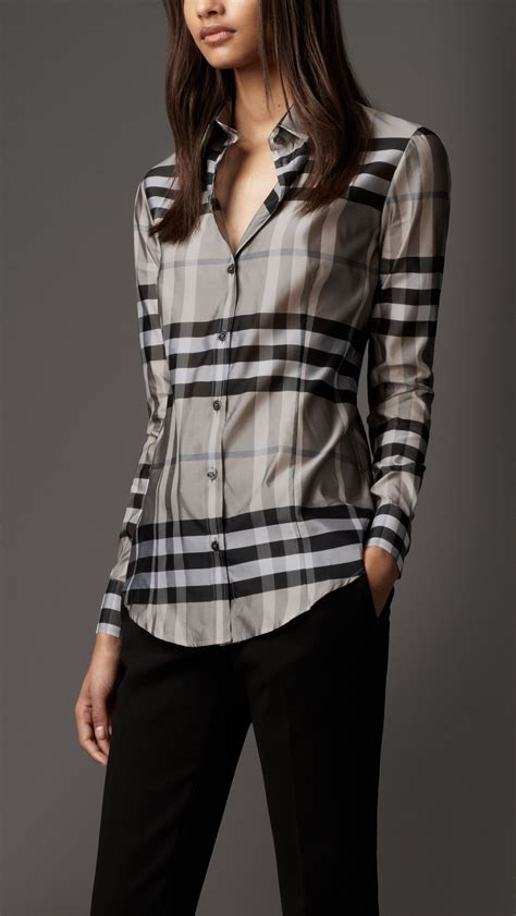 womens burberry blouse|burberry women's shirts on sale.